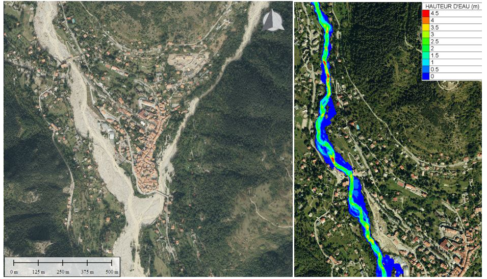 Modelisation impacts tempete Alex